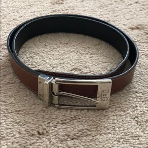 Dolce and Gabbana double sided belt